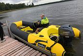 Лодка РИБ Адмирал 470 с консолью
